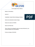 Ramas de Derecho y Ciencias Auxiliares de La Criminalistica