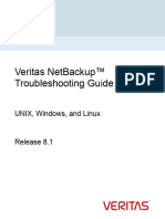 Veritas Netbackup™ Troubleshooting Guide: Unix, Windows, and Linux