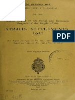 Annual Report Straits Settlements 1931