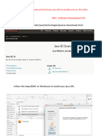 Java JDK and Intro