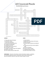 A Cell Crossword Puzzle