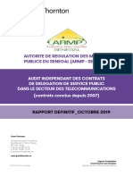 Rapport D'audit Délégation Télécom