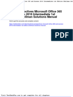 Full Download New Perspectives Microsoft Office 365 and Access 2016 Intermediate 1st Edition Shellman Solutions Manual