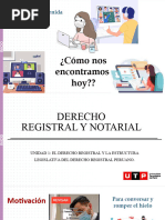 Derecho Registral y La Estructura Legislativa - Derecho Registral Peruano