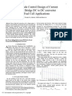 Sliding Mode Control Design of Current Fed Full Bridge DC To DC Converter For Fuel Cell Applications