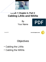 Cabling Lans and Wans: Ccna 1 Chapter 4, Part 2