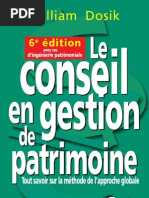 Le Conseil en Gestion de Patrimoine - 6e Édition