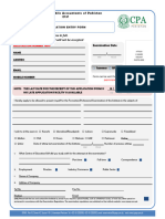 CPA Examination Form Summer-2023