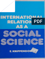 Krippendorff - International Relations As A Social Science