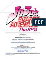 (Portugês) Jojo's Bizarre Adventure - The RPG