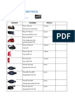 Repuestos Automotrices Lista Completa