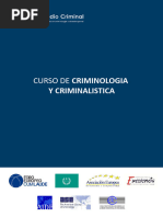 Curso de Criminologia y Criminalistica