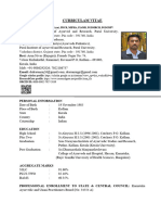 DR Arun Raj GR. Long CV