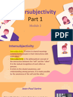 Lesson 13 Intersubjectivity Part 1