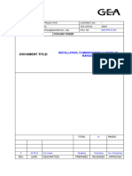 Installation, Commissioning & Start-Up Procedure