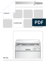 Zoppas PDF205 Dishwasher