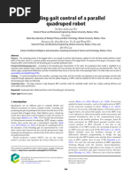 Bounding Gait Control of A Parallel Quadruped Robotindustrial Robot