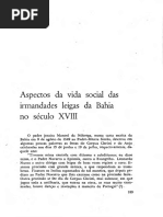 RUSSEL-WOOD, Anthony John R. Aspectos Da Vida Social Das Irmandades Leigas Da Bahia No Século XVIII.