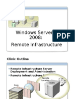 W2K8 Remote Infrastructure PPT