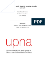 Educación Formal y No Formal