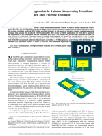 Mutual Coupling Suppression in Antenna Arrays Usin