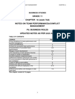 2023 Business Studies Grade 11 Notes Chapter 18