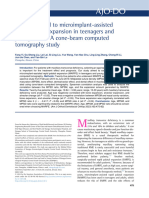 Factors Related To Microimplant Assisted Rapid Pal