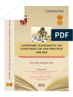 Landmark Judgements On Consumer Law 2008-2020