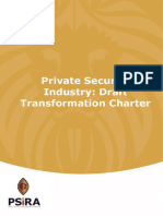 PSiRA DraftTransformationCharter Ver1.5 Draft 24032022 Industry Consideration-Final