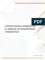 CERTIFICAÇÕES AMBIENTAIS E ANÁLISE DE DESEMPENHO ENERGÉTICO Aula 4 OK