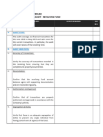 Audit Program - Revolving Fund