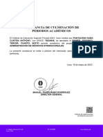 Certificado de Conclusion de Estudios