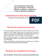 ACEITAÇÃO, RENÚNCIA E CESSÃO DA HERANÇA - para A Aula de 24-05-2023