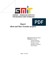 Heat and Mass Transfer Project