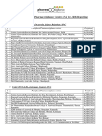 Peripheral Center Codes