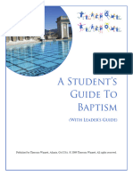 A Student's Guide To Baptism