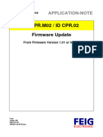 Id Cpr.M02 / Id Cpr.02 Firmware Update: Application-Note