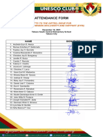 Attendance Form