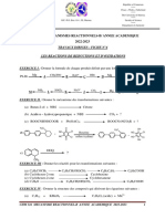 FICHE DE TD N°4 LES REACTIONS DE REDUCTION ET D'OXYDATIONSles 2022-2023