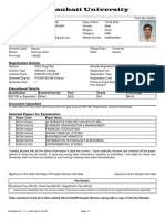 Personal Details: Qualification Board/University Year Grade Percentage