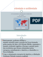 Países Orientais e Ocidentais