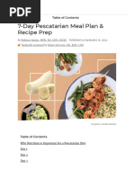 7-Day Pescatarian Meal Plan Ideas - Recipes & Prep