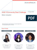 2020 Youniversity Deal Challenge XiyangJin GuanxiuLin JJingzheChen Polytechnic