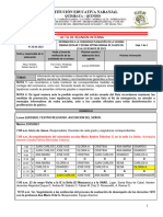 Agenda Semana 20