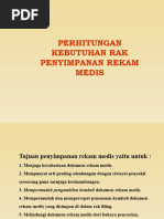 Perhitungan Kebutuhan Rak Penyimpanan Rekam Medis