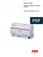 ABB I-Bus KNX Product Manual Telephone Gateway, Analogue TG/S 3.2