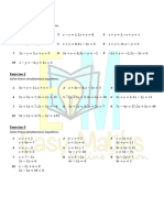 Simultaneous Equations