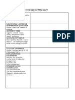 Essentials of A Synthesis Body Paragraph CLAIM (Persuasive Reason