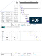 Gantt Chart Main Plant Reclaimer Area Wall Partition and Shutter Door's Relocation