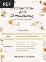 Língua Inglesa 4 - Second Conditional e Thanksgiving